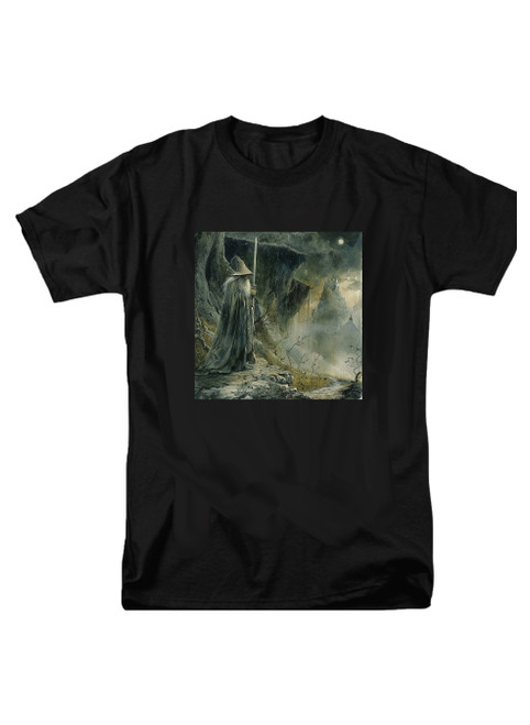 Image for The Grey Wizard T-Shirt on Black