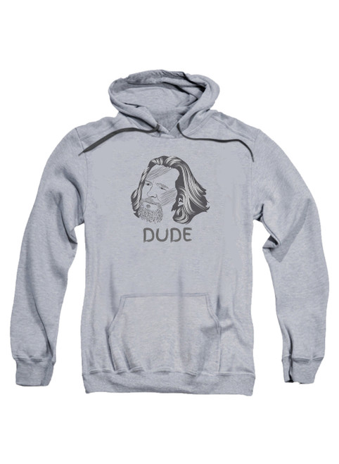 Image for The Dude Hoodie on Grey