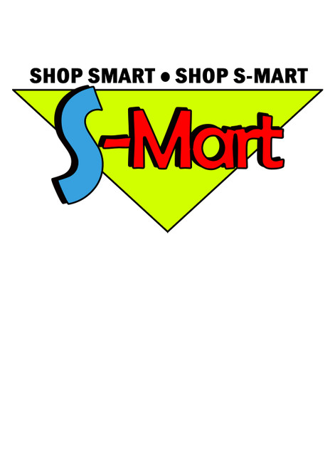 Close up image for S-Mart Logo Juniors V-Neck T-Shirt