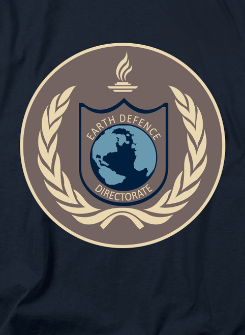 Close up Earth Defense Directorate Juniors V-Neck T-Shirt