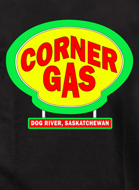 Close up Corner Gas Logo Juniors V-Neck T-Shirt
