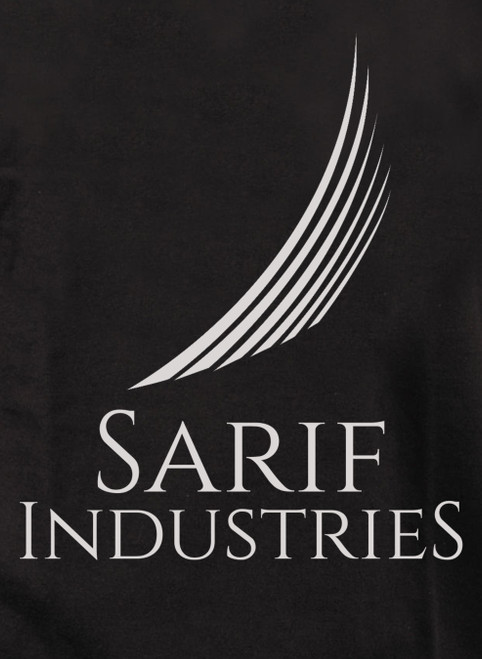 Close up Sarif Industries Hoodie