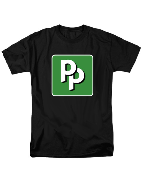 Black Pied Piper PP Logo T-Shirt