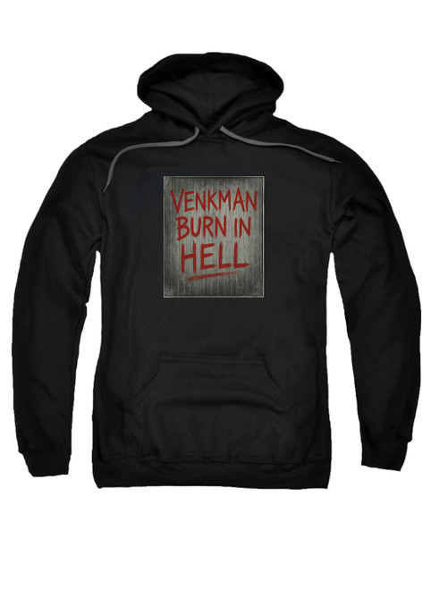 Black Venkman Burn in Hell Hoodie