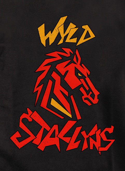 Close up Wyld Stallyns Horse Logo Hoodie