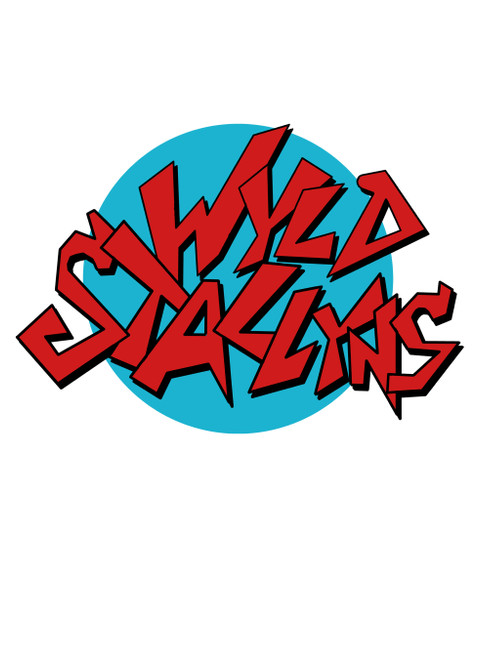 Close up Wyld Stallyns Logo Juniors V-Neck T-Shirt