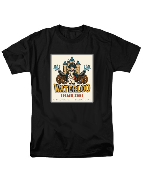Black Waterloo Splash Zone T-Shirt