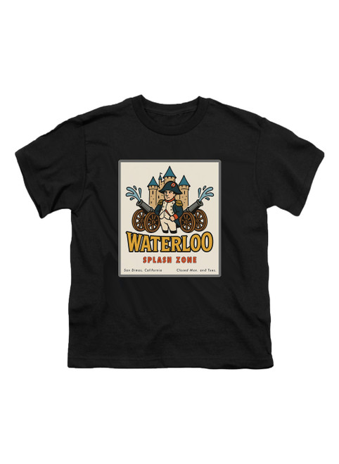 Black Waterloo Splash Zone Youth/Toddler T-Shirt