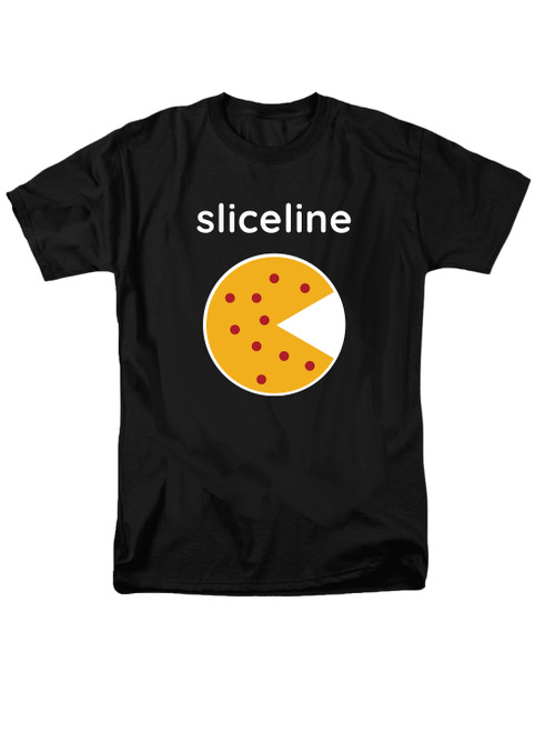 Black Sliceline Logo T-Shirt