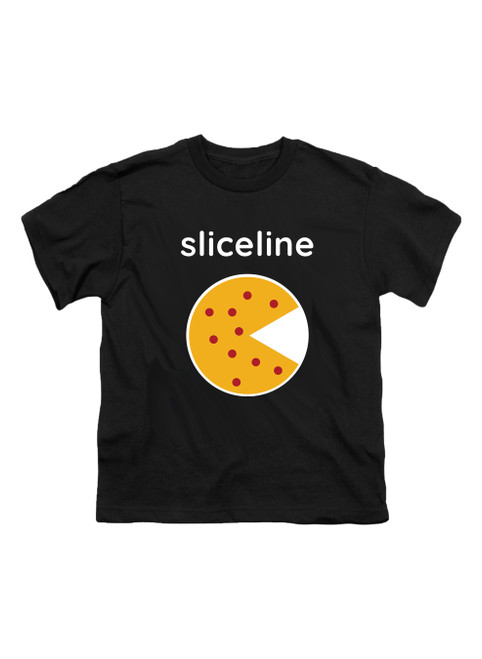 Black Sliceline Logo Youth/Toddler T-Shirt