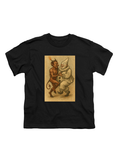 Black Dancing Devil Clown Youth/Toddler T-Shirt