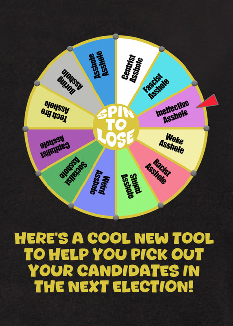 Close up Election Spin to Lose Youth/Toddler T-Shirt