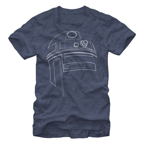 Image for Star Wars Simple R2D2 Heather T-Shirt