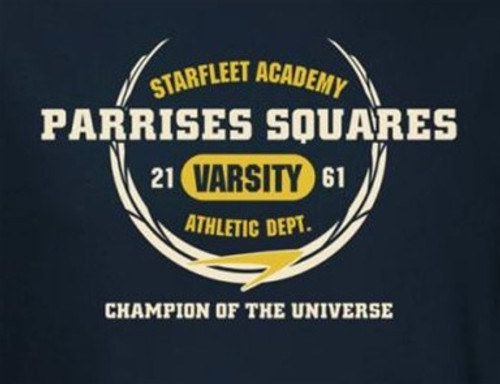 Star Trek T-Shirt - Starfleet Academy Parrises Squares