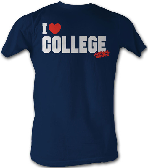 Image Closeup for Animal House T-Shirt - I Heart College