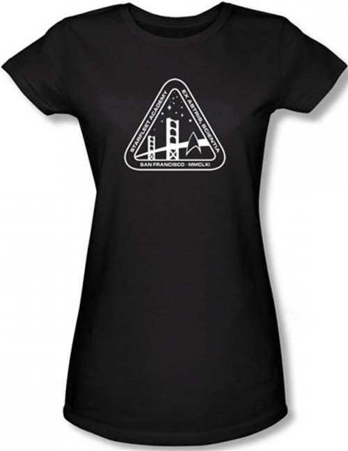 Star Trek Girls T-Shirt - Starfleet Academy White Academy Logo