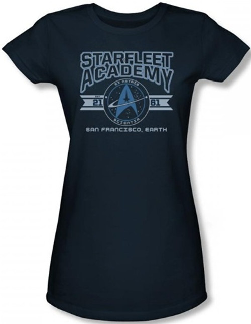 Star Trek Girls T-Shirt - Starfleet Academy San Francisco, Earth
