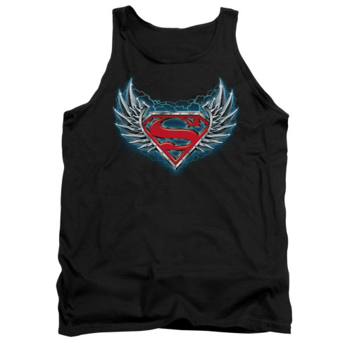 Image for Superman Tank Top - Steel Wings Logo