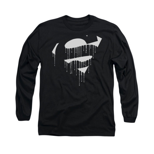 Image for Superman Long Sleeve Shirt - Dripping Shield