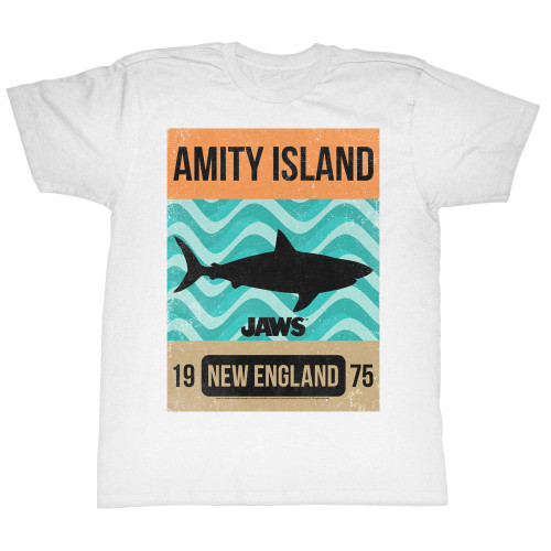 Image for Jaws T-Shirt - Amity Island Waves
