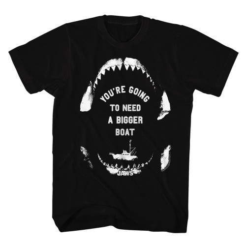 Image Closeup for Jaws T-Shirt - Sailing Wisdom