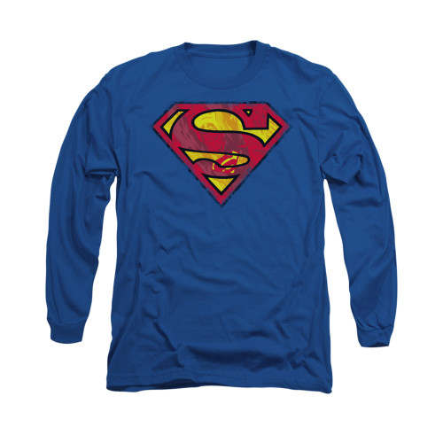 Image for Superman Long Sleeve Shirt - Action Shield