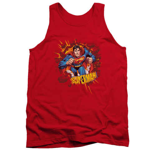 Image for Superman Tank Top - Sorry About The Wall