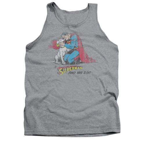 Image for Superman Tank Top - And His Dog