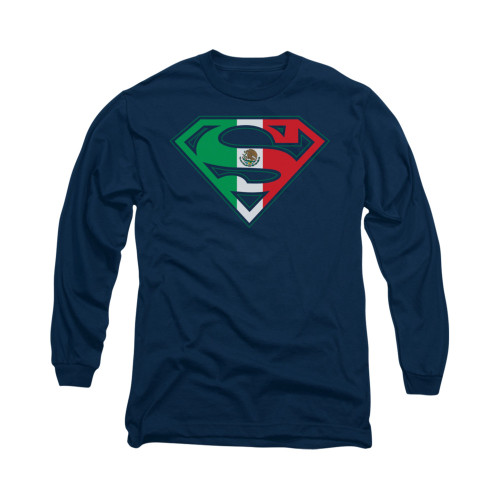 Image for Superman Long Sleeve Shirt - Mexican Shield