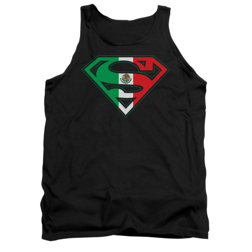 Image for Superman Tank Top - Mexican Flag Shield