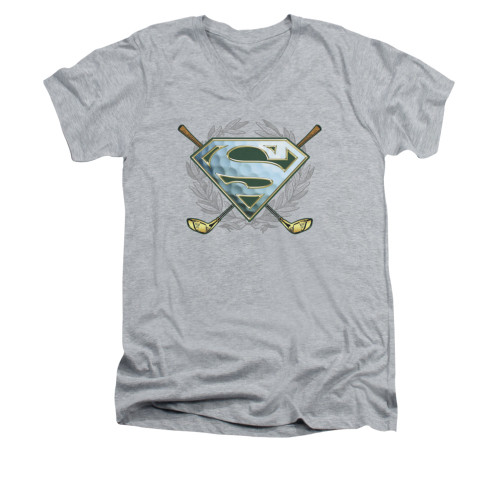 Image for Superman V Neck T-Shirt - Fore!