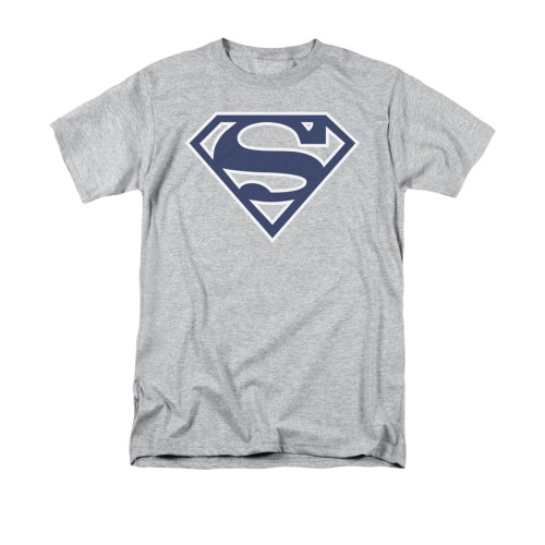 Image for Superman T-Shirt - Navy & White Shield