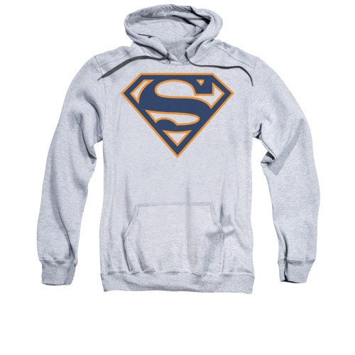 Image for Superman Hoodie - Navy &amp; Orange Shield