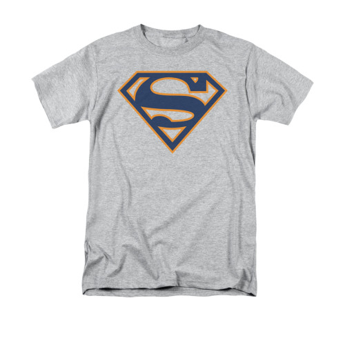 Image for Superman T-Shirt - Navy & Orange Shield