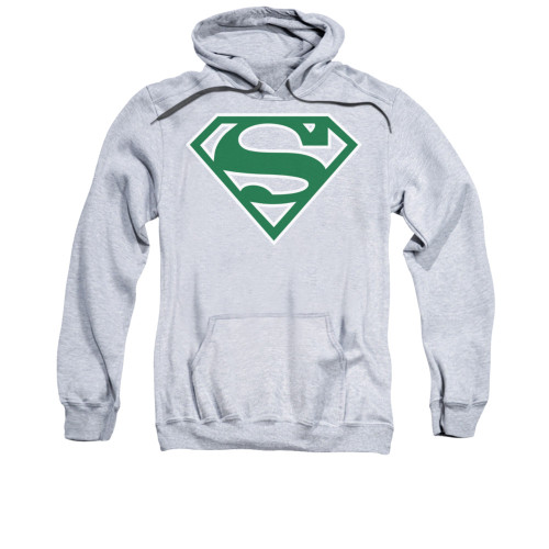 Image for Superman Hoodie - Green &amp; White Shield