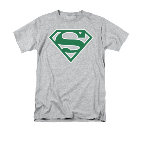 Image for Superman T-Shirt - Green & White Shield