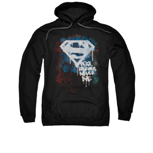 Image for Superman Hoodie - Real Heroes Never Die