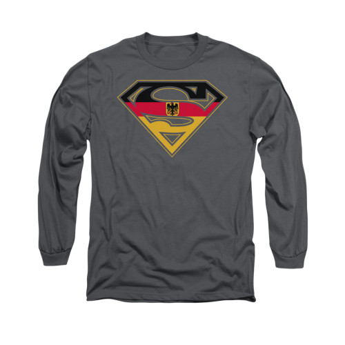 Image for Superman Long Sleeve Shirt - German Shield
