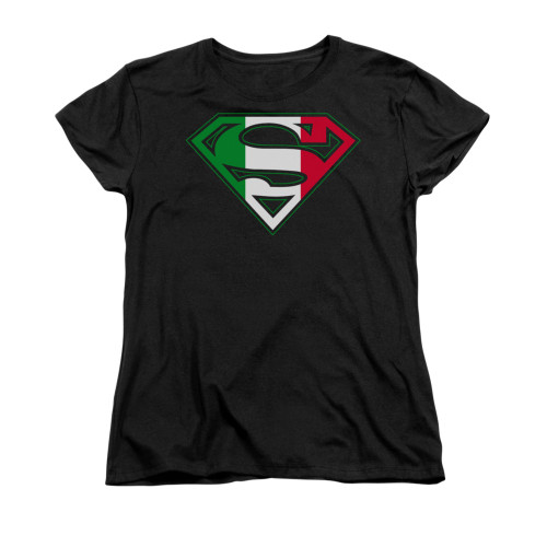 Image for Superman Womans T-Shirt - Italian Shield