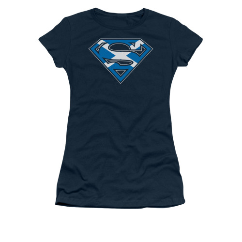 Image for Superman Girls T-Shirt - Scottish Shield