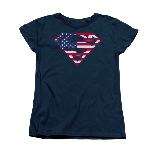 Image for Superman Womans T-Shirt - U S Shield