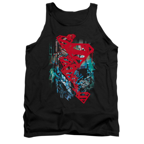 Image for Superman Tank Top - Gritty