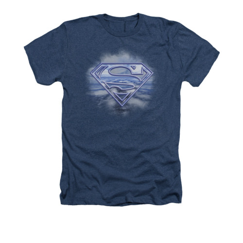 Image for Superman Heather T-Shirt - Freedom Of Flight