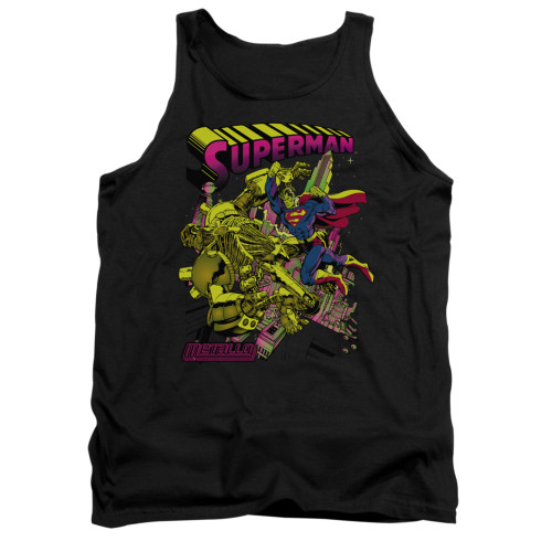 Image for Superman Tank Top - Versus Metallo Blacklight