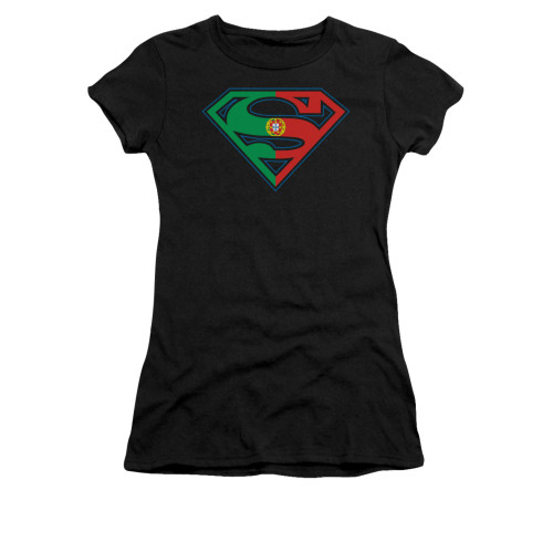 Image for Superman Girls T-Shirt - Portugal Shield