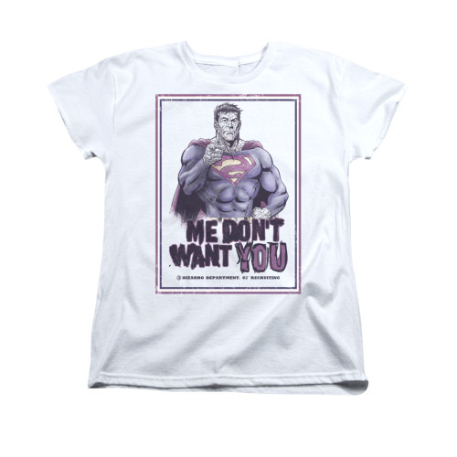 Image for Superman Womans T-Shirt - Don't Want You
