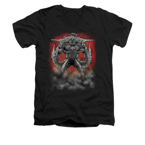 Image for Superman V Neck T-Shirt - Doomsday Dust