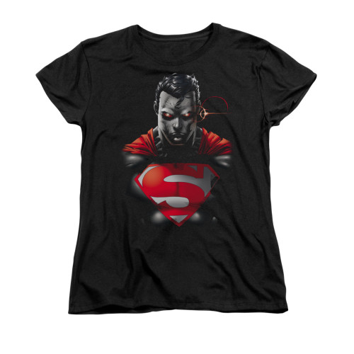 Image for Superman Womans T-Shirt - Heat Vision Charged