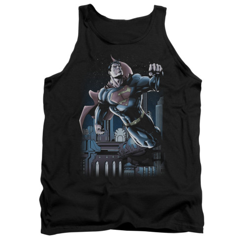Image for Superman Tank Top - Night Fight