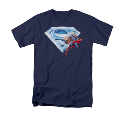 Image for Superman T-Shirt - Superman & Crystal Logo